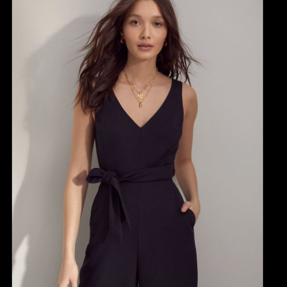 Wilfred Écoulement V Jumpsuit Tie-waist, V-neck